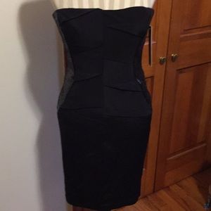 Nicole Miller Strapless Dress, SZ 2,NWT, BK,Sequin